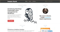 Desktop Screenshot of darrenkrape.com